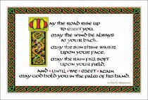 Celtic Blessing, A Postcard (H SG)