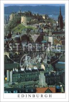 Edinburgh, Castle and University Postcard (V SG)