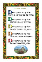 Celtic Prayer, A Postcard (V SG)