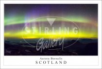 Aurora Borealis - Scotland Postcard (H SG)