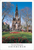 Scott Monument, The - Edinburgh Postcard (V SG)