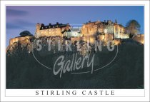 Stirling Castle, Night Postcard (H SG)