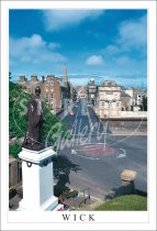 Wick, Bridge Street, Caithness Postcard (V SG)