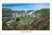 Thurso, Pentland Firth an Aerial View Postcard (H SG)