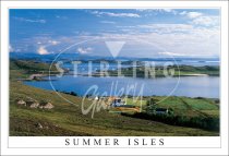 Summer Isles, from Polbain, Wester Ross Postcard (H SG)