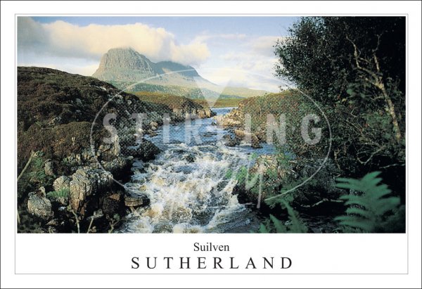 Suilven - Sutherland, River Kirkaig, Lochinver Postcard (H SG)