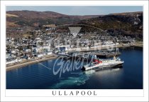 Ullapool, MV Loch Seaforth enters harbour Postcard (H SG)