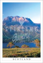 Slioch in evening Light, Scotland Postcard (V SG)