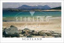 An Teallach from Mellon Udrigle Beach, Scotland Postcard (H SG)