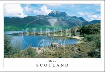 Slioch - Scotland, Loch Maree Postcard (H SG)