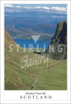 Bealach Nam Ba - Scotland Postcard (V SG)