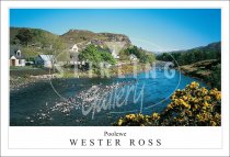 Poolewe - Wester Ross, River Ewe Postcard (H SG)