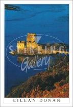 Eilean Donan, Castle Reflection from Above Postcard (V SG)