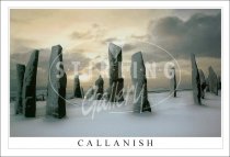 Winter Snow, Callanish, Isle of Lewis Postcard (H SG)