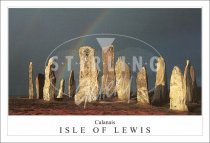 Calanais - Isle of Lewis, Rainbow Postcard (H SG)