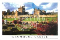 Drummond Castle Postcard (H SG)