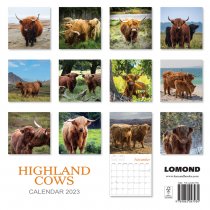 2023 Calendar Highland Cows (2for£8v)