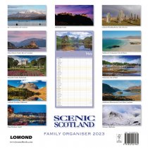 2023 Calendar Scenic Scotland Fam Organiser (2for£8v)