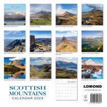 2023 Calendar Scottish Mountains (2for£8v)