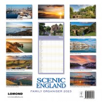 2023 Calendar Scenic England Family Organiser (2for£8v)