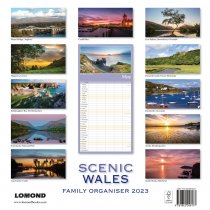 2023 Calendar Scenic Wales Family Organiser (2for£8v)