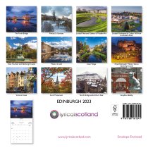 2023 Calendar Edinburgh