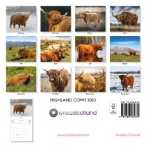 2023 Calendar Highland Cows