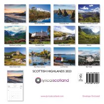 2023 Calendar Scottish Highlands