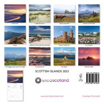 2023 Calendar Scottish Islands