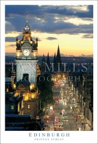 Edinburgh - Princes Street, from Calton Hill (V std IM)