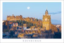 Edinburgh - Full Moon , Castle & Rooftops (H std IM)