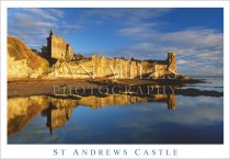 St Andrews Castle, Reflection close up (H std IM)