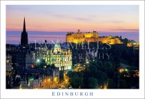 Edinburgh - Dusk, Castle and Old Town (H std IM)