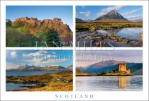 Scotland- Edinburgh Castle,Buachaille Etive Mor,Eilean Donan,Cuillins (H std IM)