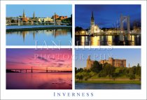 Inverness - River, Greig St Br, Kessock Br, Castle (H std IM)