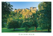 Edinburgh Castle - From Princes St Gardens (H std IM)