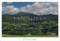 Pitlochry, View across town to hills beyond (H std IM)