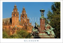 Glasgow - Kelvingrove & Statue (H std IM)