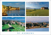 St Andrews, Mutliview of Castle,Clubhouse,Town,Cathedral (H std IM)