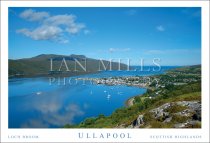 Ullapool, Loch Broom, Highlands, from Hillside (H std IM)