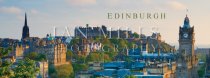 Edinburgh - from Calton Hill, Balmoral Clock (Pano IM)