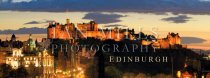 Edinburgh Castle at Dusk from Calton Hill (Pano IM)