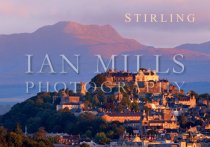 Stirling - Castle, Top of Town, Hill beyond (H IM)