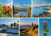 Scotland, Multi 6,Cow,Thistle,Nevis,Storr,etc (H IM)