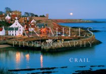 Crail, Harbour & Moon Rising (H IM)