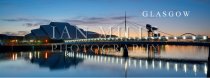 Glasgow - Clyde Armadillo, Bell's Bridge, Crane (PANO IM)