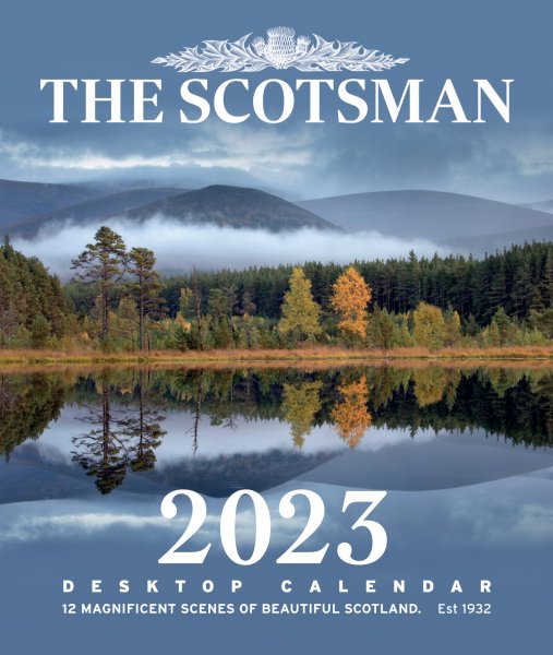 2023 Calendar Scotsman Desktop (Aug22)