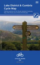 Lake District & Cumbria Cycle Map 22 (Aug)