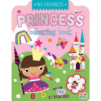 My Favourite Princess Colouring Book (Oct)