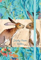 Sticky Note Kissing Hares (Feb)